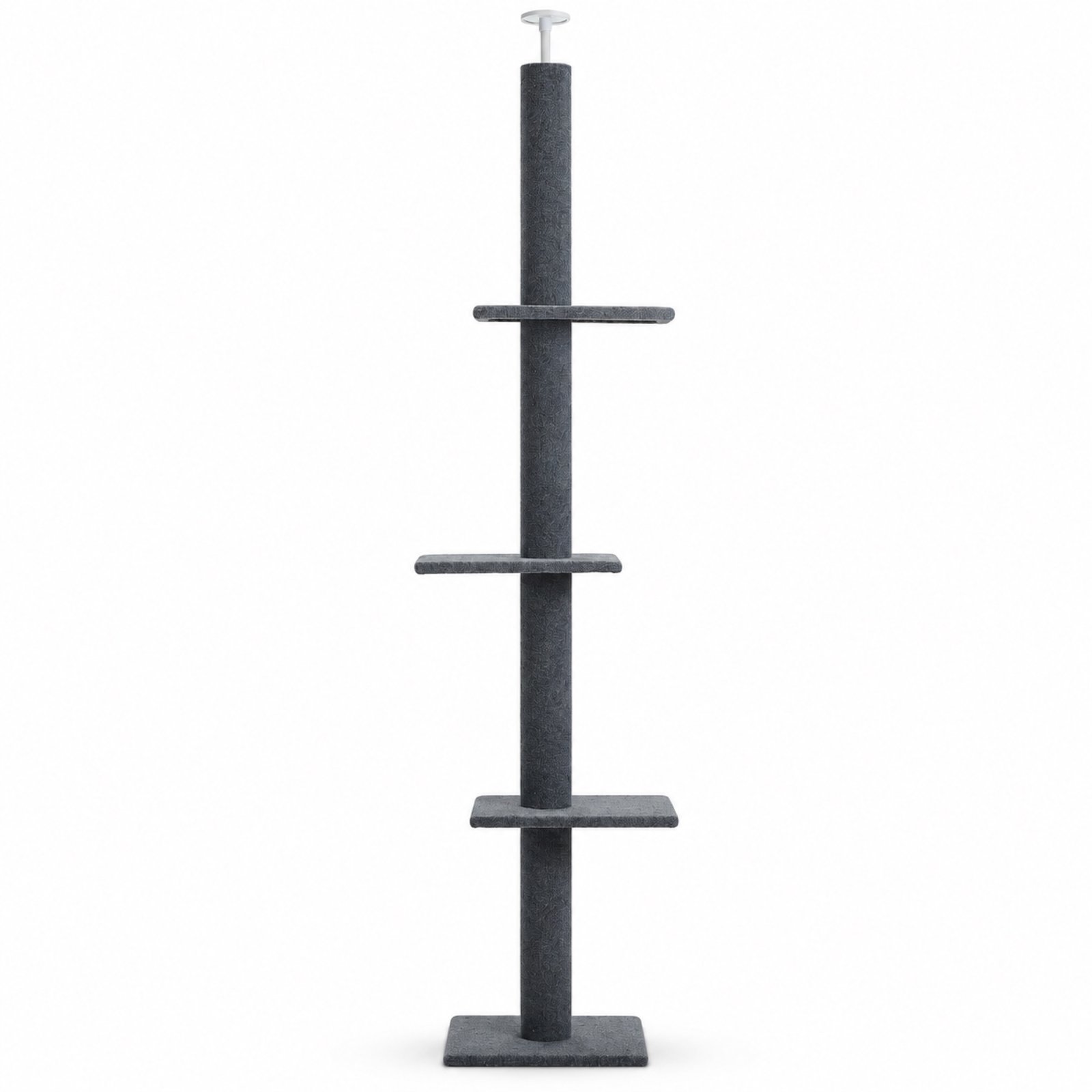 Arbre à chat sol-plafond gris AMT0368DGY sur fond blanc
