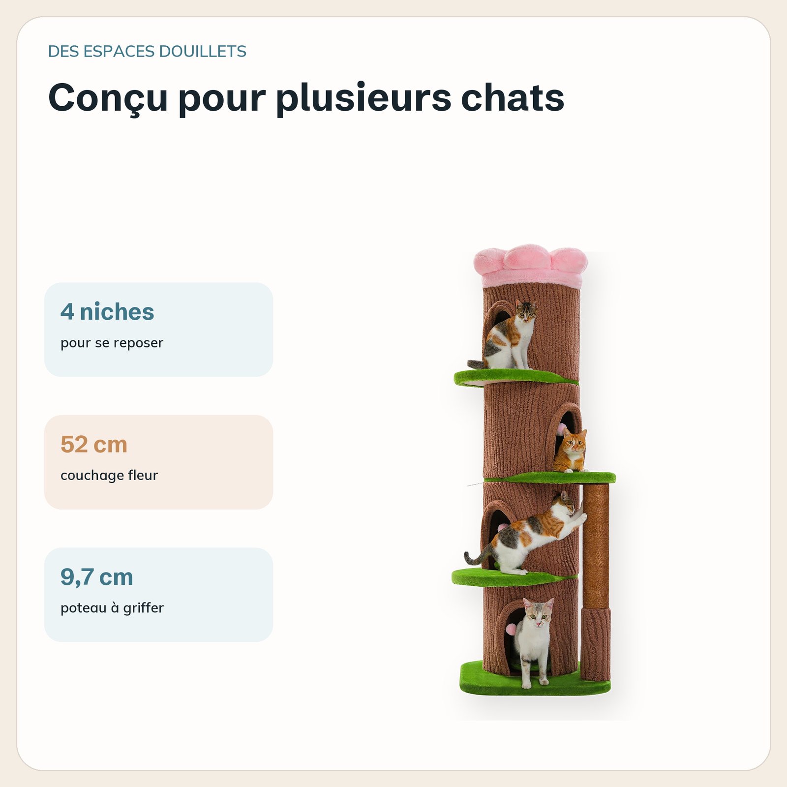 Une base renforcée et une fixation murale