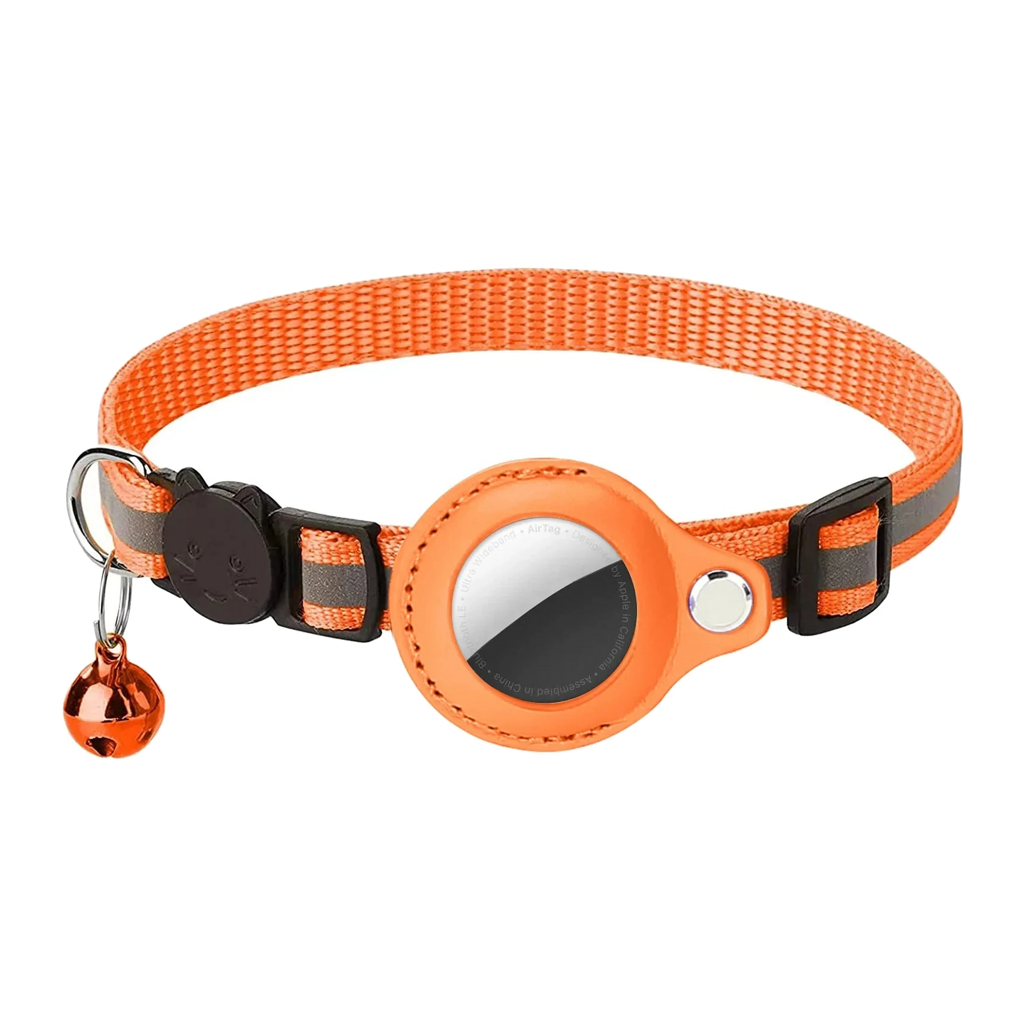 Collier AirTag pour Chat Réfléchissant avec Boucle de Sécurité