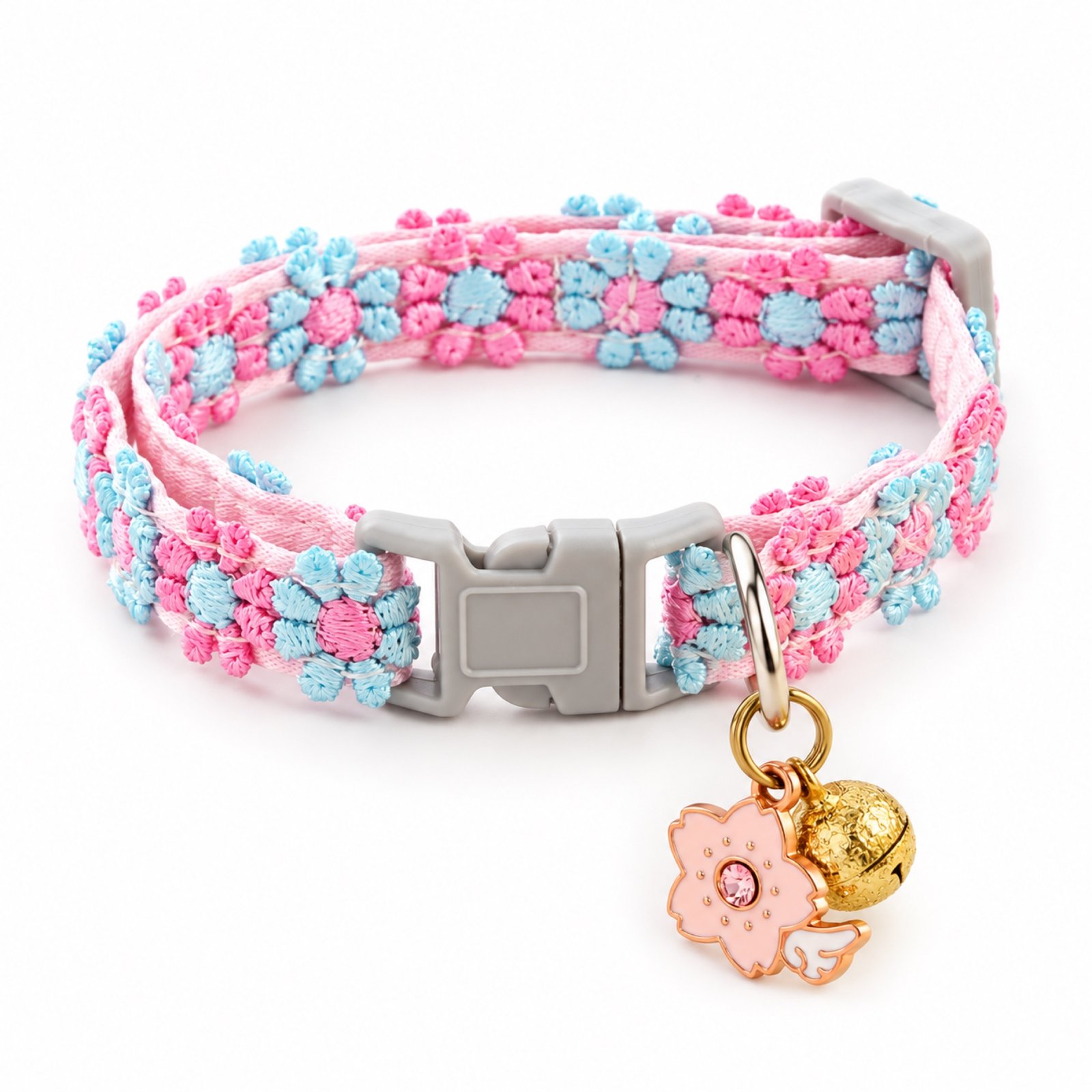 Collier pour chat réglable avec clochette
