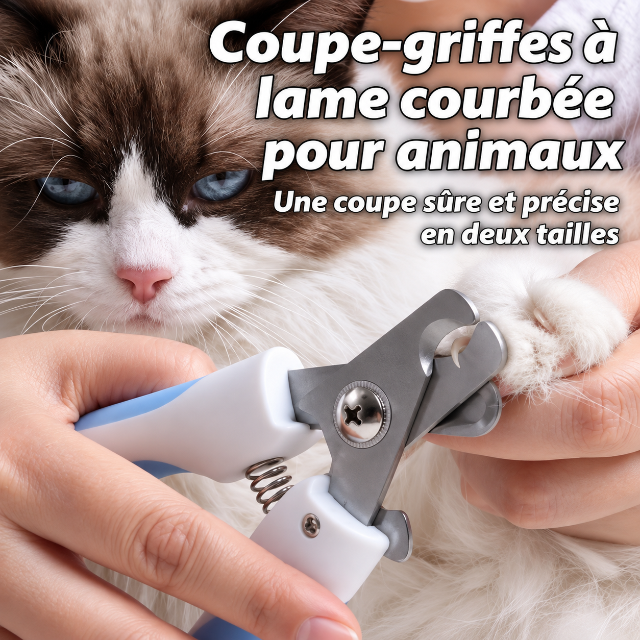 Une coupe courte, avec la main stable