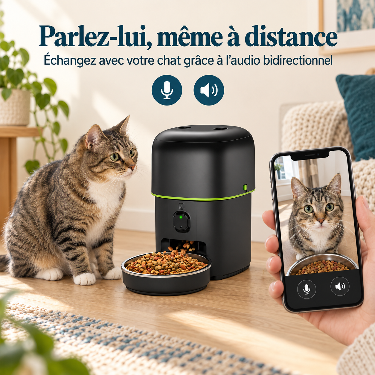 Parlez-lui depuis votre téléphone