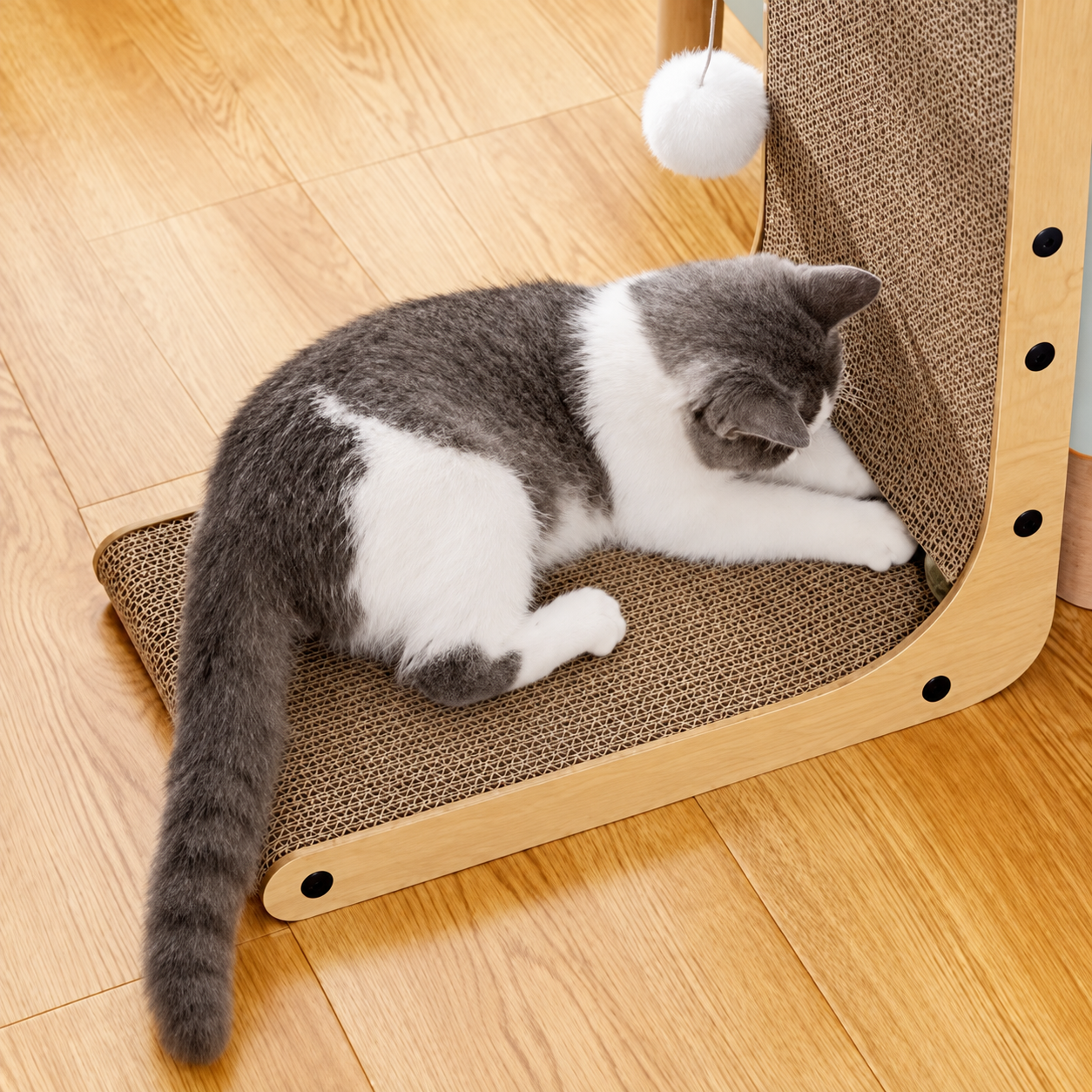 Griffoir pour Chat en Carton en Forme de L