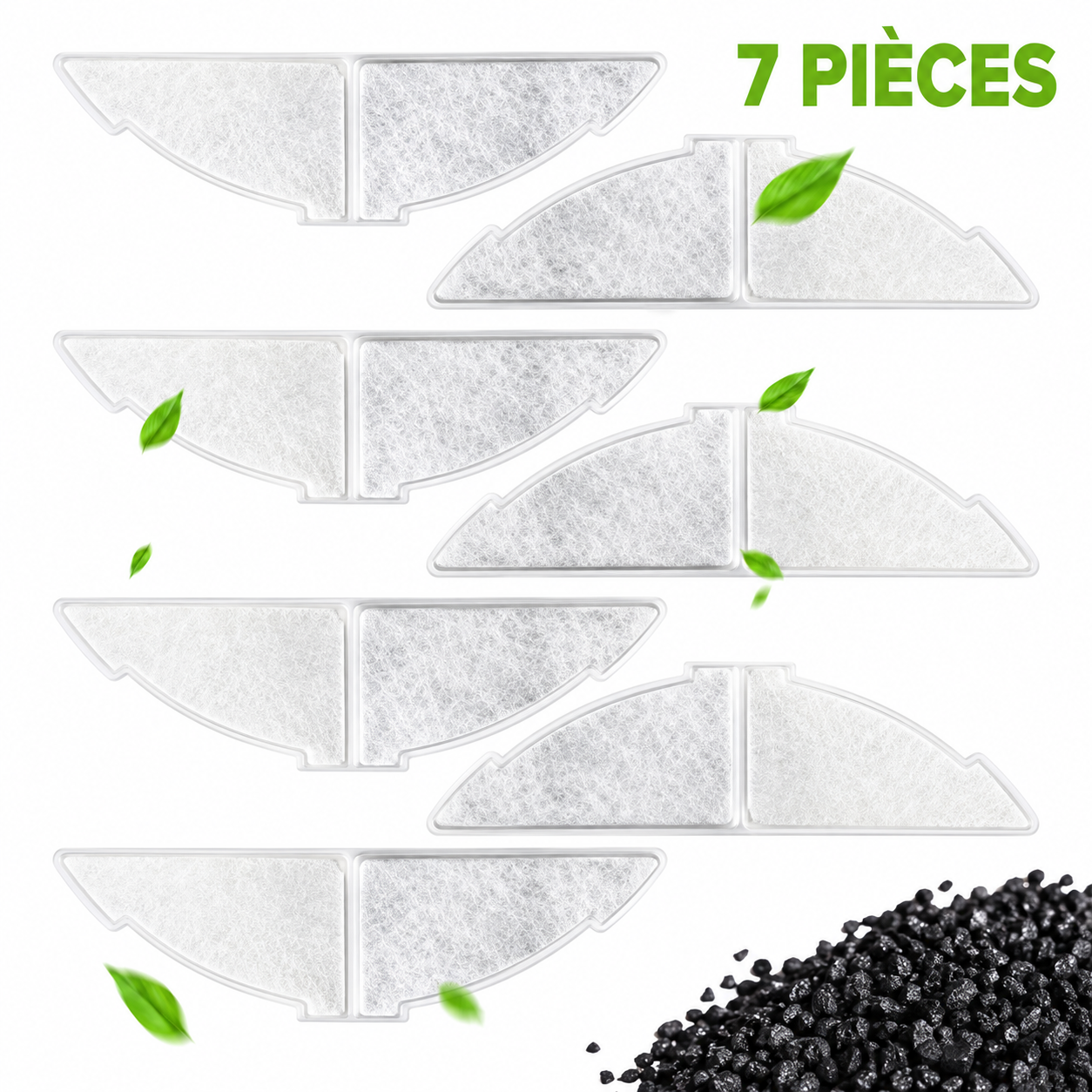 Lot de 7 Filtres pour Fontaine LABEKA W03