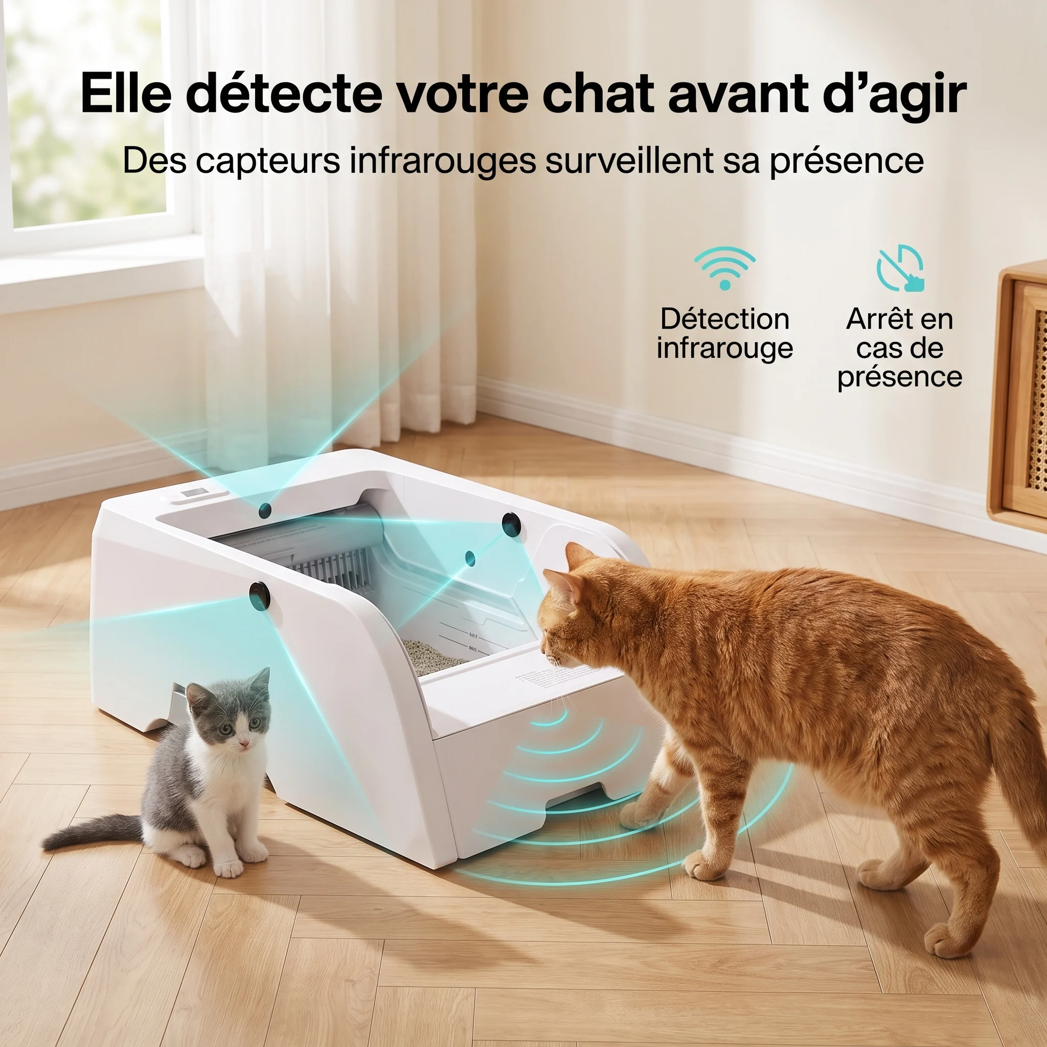 Pour les chatons et les chats qui ne sautent plus