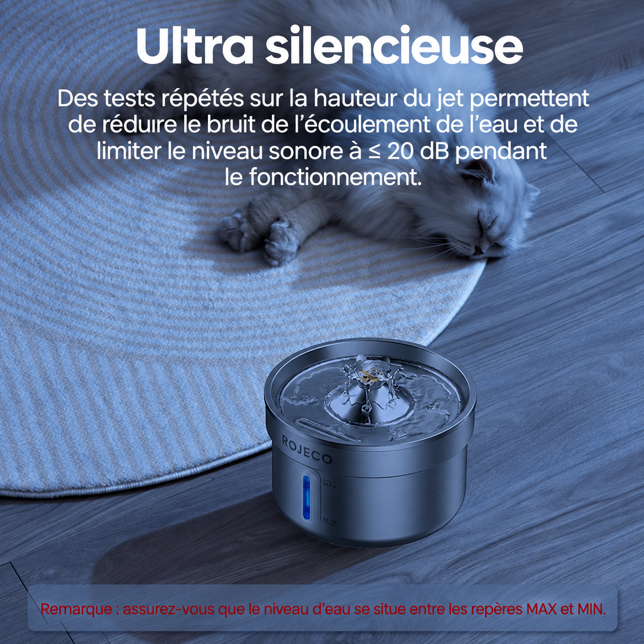 Fontaine à Eau ROJECO en Inox 2 L